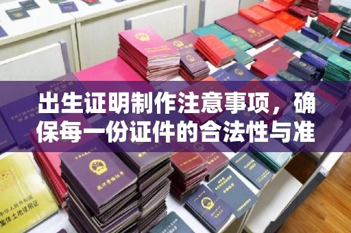 平和出生证明制作注意事项，确保每一份证件的合法性与准确性